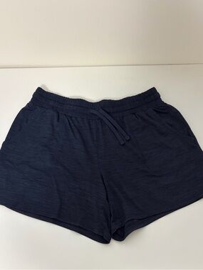St. John's Bay Navy Elastic-Waist Pull-On Athletic Shorts
